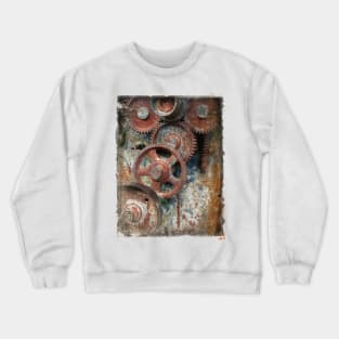 old industrial gears Crewneck Sweatshirt